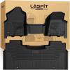 imageLASFIT Floor Mats for Ram 150025003500 Crew Cab 20132018 Front for Ram 1500 Classic Crew Cab 20192024 All Weather TPE Custom Fit Car Mats Truck Front Liners 1st Row Only Black1500 20192024 with 2nd Row Storage Bench Seat Floor Mats