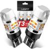 imageLASFIT T3 7443 CK Switchback LED CanBus Bulb 7444 ONLY for CK Socket AmberWhite Front Turn Signal Light Error Free Anti Hyper Flash for GMC Canyon 20152022 for Colorado 201520222pcs