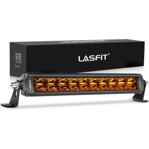 imageLASFIT 42 inch LED Light Bar IP67 Waterproof Spot Flood Combo Beam Off Road Driving Light for Wrangler Cherokee Gladiator F150 Explorer Ranger RamAmber