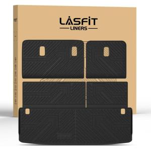 imageLASFIT Cargo Mat ampamp Backrest Mats for Nissan ArmadaInfiniti QX80 20252026 78 Seats All Weather TPE Custom Fit Easy Clean Durable NoCurling Trunk Mat for Armada ampamp QX80 20252026 Black1For Nissan Armada  Infiniti QX80  20252026