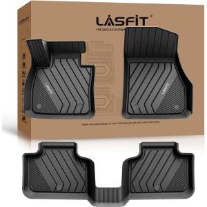 imageLASFIT Floor Mats 20192023 2024 2025 for BMW 3 Series G20 3 Series 330i 330e M3 M340i Accessories Sedan Only Custom Fit TPE All Weather Car Liners 1st ampamp 2nd Row Full Set BlackNOT for GT ampamp 2 Door1 BMW X2 20182023  X1 20162022  Floor Mats
