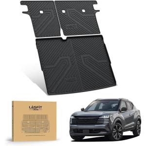 imageLASFIT Floor Mats Fit for Nissan Armada 20172018  Infiniti QX56 20112013  Infiniti QX80 20142018 All Weather TPE Custom Fit Easy Clean Durable NoCurling Floor Liners 1st ampamp 2nd Row Car Mats1For Nissan Kicks  20252026  FWD  Cargo Mat