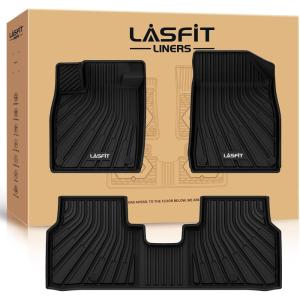 imageLASFIT Floor Mats ampamp Backrest Mats ampamp Cargo Mats for Mazda CX90CX90 PHEV 2026 2025 2024 7 Seats with 2nd Row Bucket Seats All Weather TPE Custom Fit Floor Liners for CX90CX90 PHEV Car MatsFloor Mats Fit for Volkswagen ID4 20212024