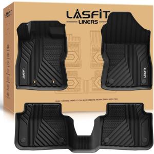 imageLASFIT Floor Mats ampamp Cargo Mat for Hyundai Santa Fe 2023 2022 2021 Only Fit Gas Not Fit Hybrid or PHEV All Weather TPE Custom Fit Floor Liners Accessoires Full Set Car Mats and Trunk Mats4For Subaru Crosstrek  Impreza  20242026