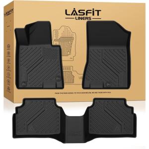 imageLASFIT Floor Mats ampamp Cargo Mat for Hyundai Santa Fe 2023 2022 2021 Only Fit Gas Not Fit Hybrid or PHEV All Weather TPE Custom Fit Floor Liners Accessoires Full Set Car Mats and Trunk Mats2For Hyundai Sonata  Kia K5  20202025  AWD