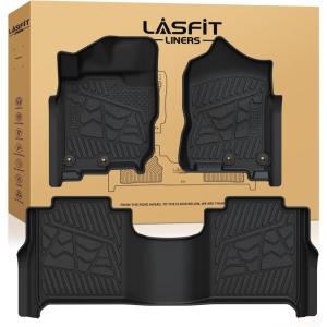 imageLASFIT Floor Mats ampamp Cargo Mat for Hyundai Santa Fe 2023 2022 2021 Only Fit Gas Not Fit Hybrid or PHEV All Weather TPE Custom Fit Floor Liners Accessoires Full Set Car Mats and Trunk Mats1For Titan 20172024Titan XD 20162024Crew Cab