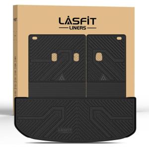 imageLASFIT Floor Mats ampamp Seatback Mats ampamp Cargo Mat for Nissan Armada 20252026  Infiniti QX80 Fit 7seats Not Fit 8 Seats Custom Fit All Weather TPE Easy Clean Durable Floor Liners Car MatsBlack2For Hyundai Palisade  20202025