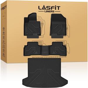 imageLASFIT Floor Mats ampamp Seatback Mats ampamp Cargo Mat for Nissan Armada 20252026  Infiniti QX80 Fit 7seats Not Fit 8 Seats Custom Fit All Weather TPE Easy Clean Durable Floor Liners Car MatsBlack2For Hyundai Tucson  20222025  Hybrid