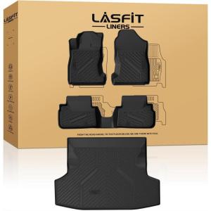 imageLASFIT Floor Mats ampamp Seatback Mats ampamp Cargo Mat for Nissan Armada 20252026  Infiniti QX80 Fit 7seats Not Fit 8 Seats Custom Fit All Weather TPE Easy Clean Durable Floor Liners Car MatsBlack4For Subaru WRX  20222025