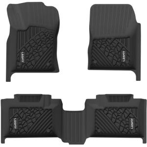imageLASFIT Floor Mats ampamp Trunk Mat for Jeep Wrangler JL 20182025 4 Door Cargo Without SUBWOOFER Not for JKNot PHEVNot 2Door All Weather TPE Custom Cargo Mat Fit for Flat Load Floor Gas TypeGrand Cherokee 20162021 Floor Mats