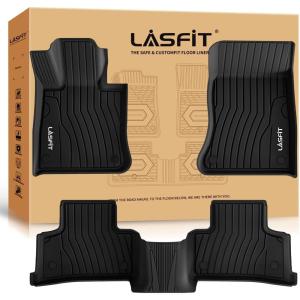 imageLASFIT Floor Mats for Mercedes Benz CLA 20142019 ampamp GLA 20152020 25045 AMG All Weather TPE Custom Fit Car Mats for Mercedes CLA ampamp GLA Floor Liners 1st ampamp 2nd Row Set Black10 For Benz GLC SUV  Coupe 202320261st  2nd Row