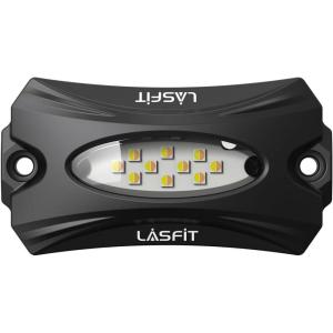 imageLASFIT Switchback Rock Lights AmberWhite 1 Pod Extension Wheel Well Lights Underglow LED Lighting LED Rock Light fit for LASFIT Only