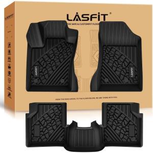 imageLASFIT Trunk Mat for Jeep Grand Cherokee L 20212025 6 Seaters and 7 Seaters All Weather TPE Custom Fit Cargo Mat Trunk Liner Cargo Liner BlackCompass 20172025 Floor Mats