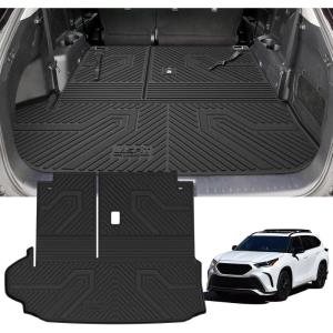imageLASFIT Trunk MatampampBackrest Mat for Toyota 4Runner 20252026 5Seater Gas OnlyNot Fit Hybrid or 7Seater All Weather TPE Custom Fit Cargo Liner for 6th gen 4Runner SR5TRDLimited Cargo Mat820202026HighlanderCargo  Backrest Mats