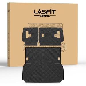 imageLASFIT Trunk MatampampBackrest Mat for Toyota 4Runner 20252026 5Seater Gas OnlyNot Fit Hybrid or 7Seater All Weather TPE Custom Fit Cargo Liner for 6th gen 4Runner SR5TRDLimited Cargo Mat1120242026For Land CruiserTrunkBackrest Mats