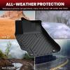 imageLASFIT Floor Mats for Toyota Tacoma 20052011 Access Cab Auto Tran All Weather Custom Fit Floor Liner for Tacoma Second Row Optional with Center Storage BoxTPE Mats FrontampampRear 2 Row Black420152017Camry GasFull Set Mats