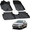 imageLASFIT Floor Mats for Toyota Tacoma 20052011 Access Cab Auto Tran All Weather Custom Fit Floor Liner for Tacoma Second Row Optional with Center Storage BoxTPE Mats FrontampampRear 2 Row Black2 20092013Corolla  MatrixFloor Mats