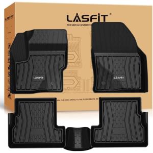 imageLASFIT Floor Mats for Volkswagen Atlas 20192026Bucket Seat AllWeather Protection TPE Car Mats 3 Rows Floor Liners ampamp Trunk Mats ampamp Seatback Mats Full Set for VW Atlas Accessories Black20152019  For Lincoln MKC 1st  2nd Row