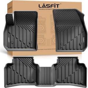 imageLASFIT Floor Mats for Volkswagen Atlas 20192026Bucket Seat AllWeather Protection TPE Car Mats 3 Rows Floor Liners ampamp Trunk Mats ampamp Seatback Mats Full Set for VW Atlas Accessories Black20192025  For Cadillac XT4 1st  2nd Row