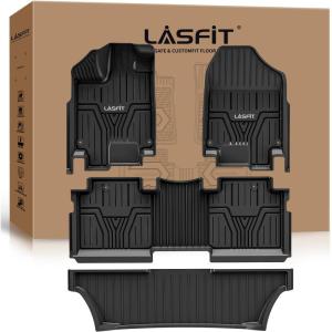 imageLASFIT Rear Seat Back Protector for Honda Passport 2026 All Weather TPE Pet Friendly Custom Fit Passport Second Row Back Seat Cover Mat Liner Accessories Black7For Honda Odyssey  20182026  1st  2nd  3rd Row