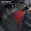imageLASFIT Cargo Mats and Back Seat Cover Set for Ford Bronco 4Door Models 20212025 All Weather Protector TPE Sub Trunk Liner Waterproof Backrest Mat Custom Fit NonSlip Easy Clean Accessories3 Explorer 6Seat 2226  Combo Set