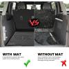 imageLASFIT Cargo Mats and Back Seat Cover Set for Ford Bronco 4Door Models 20212025 All Weather Protector TPE Sub Trunk Liner Waterproof Backrest Mat Custom Fit NonSlip Easy Clean Accessories4 Bronco 4door 2125  Cargo Liners  Backrest Mat