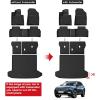 imageLASFIT Floor Mats amp Cargo Mats for KIA EV9 2026 2025 2024 Only Fit for 7Seats All Weather TPE Custom Fit Kia EV9 20242026 Full Set Car Accessories Floor Liners20222026For Hyundai Tucson GasFull Set