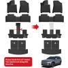 imageLASFIT Floor Mats amp Cargo Mats for KIA EV9 2026 2025 2024 Only Fit for 7Seats All Weather TPE Custom Fit Kia EV9 20242026 Full Set Car Accessories Floor Liners2For Hyundai Santa Fe  20242026