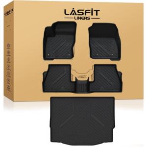 imageLASFIT Cargo Mats and Back Seat Cover Set for Ford Bronco 4Door Models 20212025 All Weather Protector TPE Sub Trunk Liner Waterproof Backrest Mat Custom Fit NonSlip Easy Clean Accessories10 Focus Hatchback 1218  Combo Set