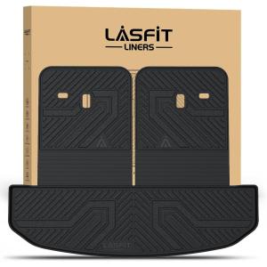 imageLASFIT Floor Mats amp Cargo Mats for KIA EV9 2026 2025 2024 Only Fit for 7Seats All Weather TPE Custom Fit Kia EV9 20242026 Full Set Car Accessories Floor Liners3For Kia Sorento  20212026  Cargo Mat