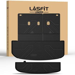 imageLASFIT Floor Mats amp Cargo Mats for KIA EV9 2026 2025 2024 Only Fit for 7Seats All Weather TPE Custom Fit Kia EV9 20242026 Full Set Car Accessories Floor Liners2For Hyundai Palisade  20202025