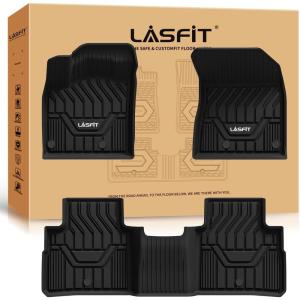imageLASFIT Floor Mats amp Cargo Mats for KIA EV9 2026 2025 2024 Only Fit for 7Seats All Weather TPE Custom Fit Kia EV9 20242026 Full Set Car Accessories Floor Liners1For Nissan Rogue  20212026  Floor Mats