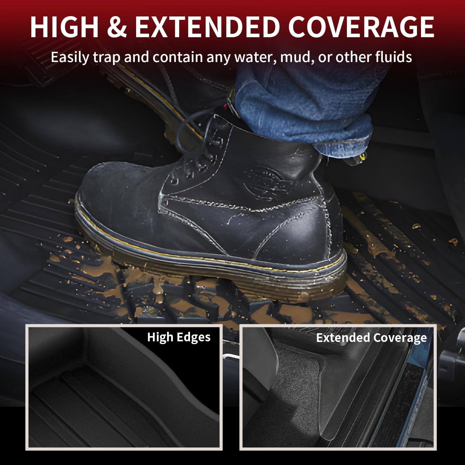 imageLASFIT Floor Mats amp Cargo Mat for Toyota Corolla 20202026for Sedan TPE All Weather Protection Rubber Car Liners Custom Fit for Corolla Accessories 1st amp 2nd Row amp Trunk Mats Black220142021Tundra CrewMaxFloor Mats