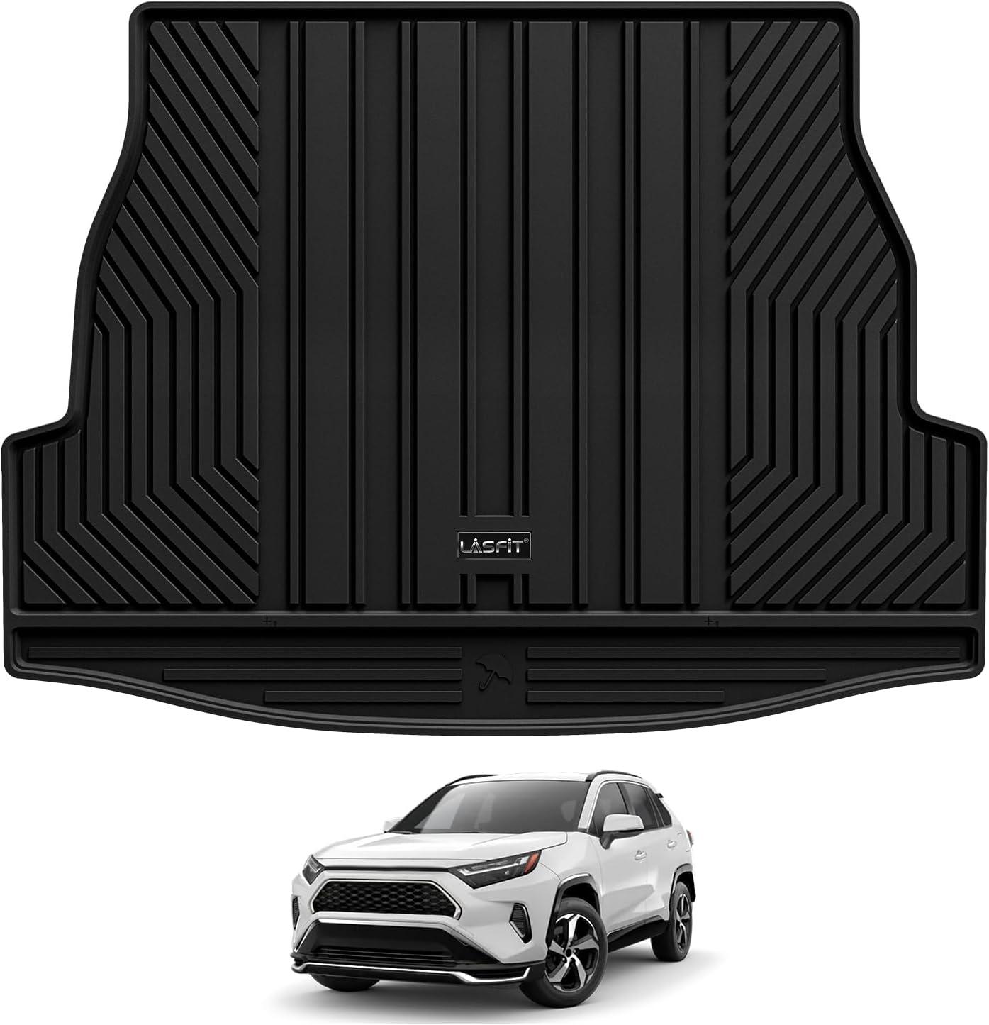 imageLASFIT Floor Mats amp Cargo Mat for Toyota Corolla 20202026for Sedan TPE All Weather Protection Rubber Car Liners Custom Fit for Corolla Accessories 1st amp 2nd Row amp Trunk Mats Black520192025Rav4Trunk Mat