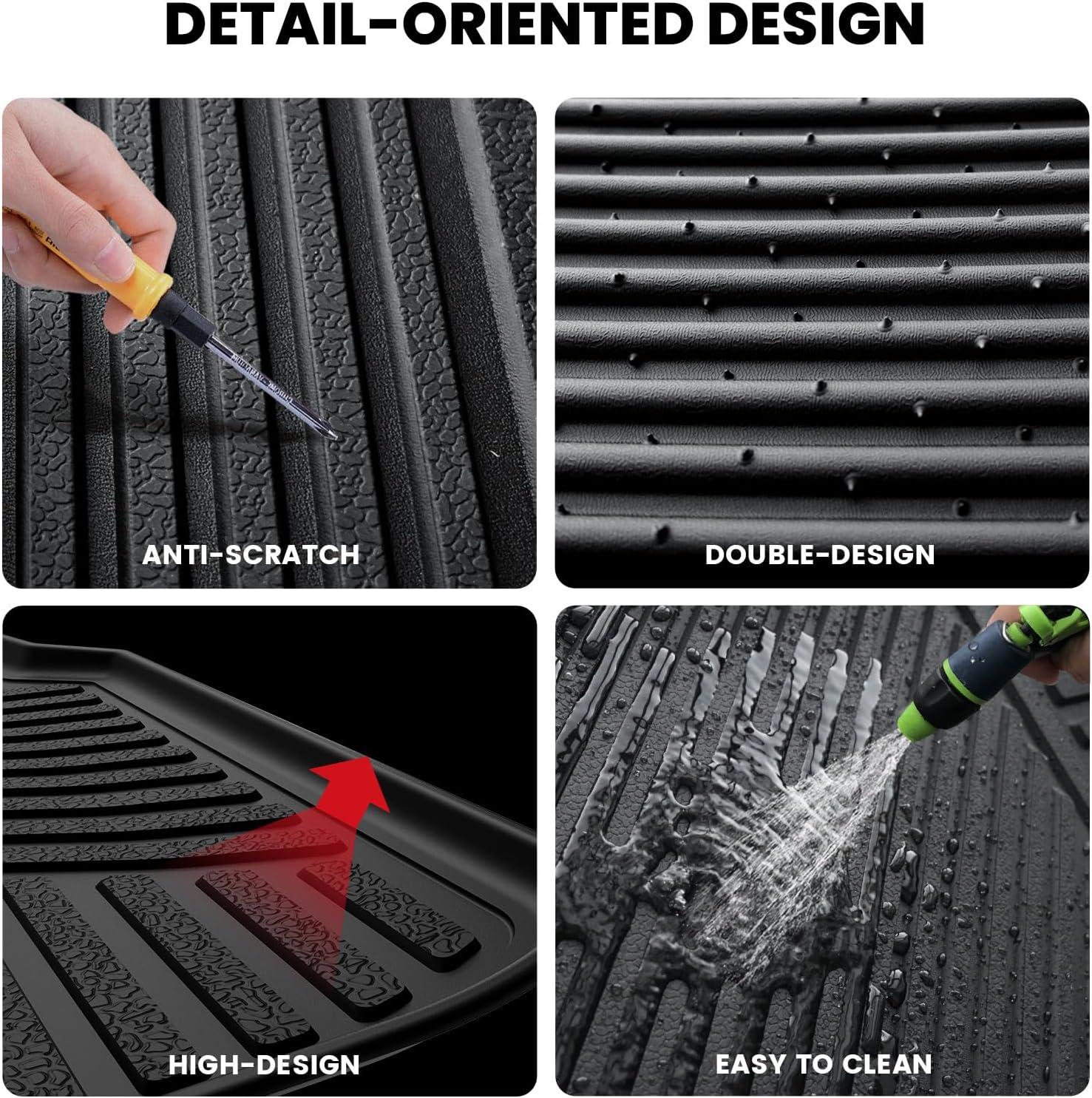 imageLASFIT Floor Mats amp Cargo Mat for Toyota Corolla 20202026for Sedan TPE All Weather Protection Rubber Car Liners Custom Fit for Corolla Accessories 1st amp 2nd Row amp Trunk Mats Black3202520264Runner Gas 5SeatsTrunkBackrest Mats