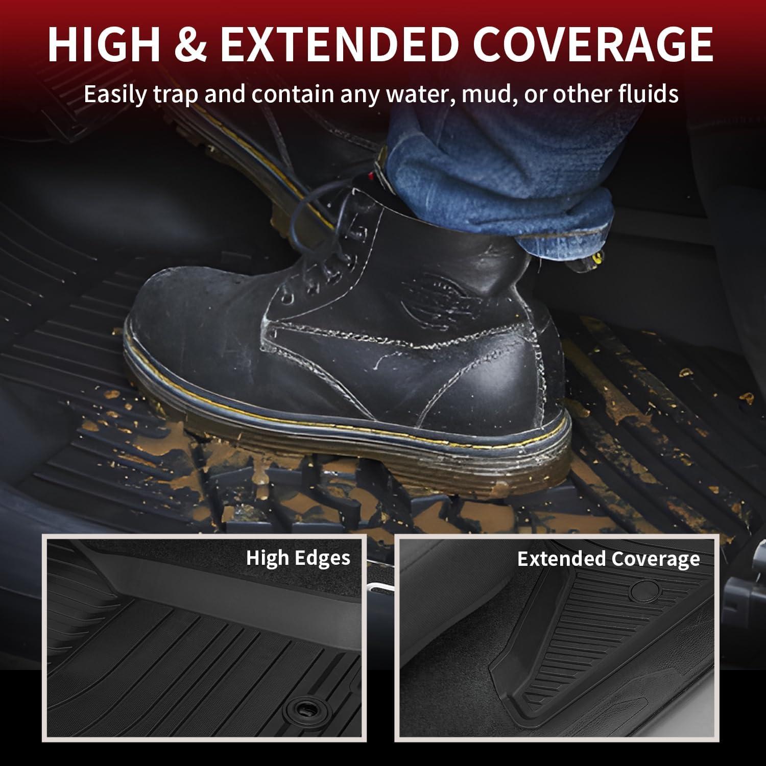 imageLASFIT Floor Mats amp Cargo Mat for Toyota Corolla 20202026for Sedan TPE All Weather Protection Rubber Car Liners Custom Fit for Corolla Accessories 1st amp 2nd Row amp Trunk Mats Black120162023Tacoma Double AutoTranFloor Mats