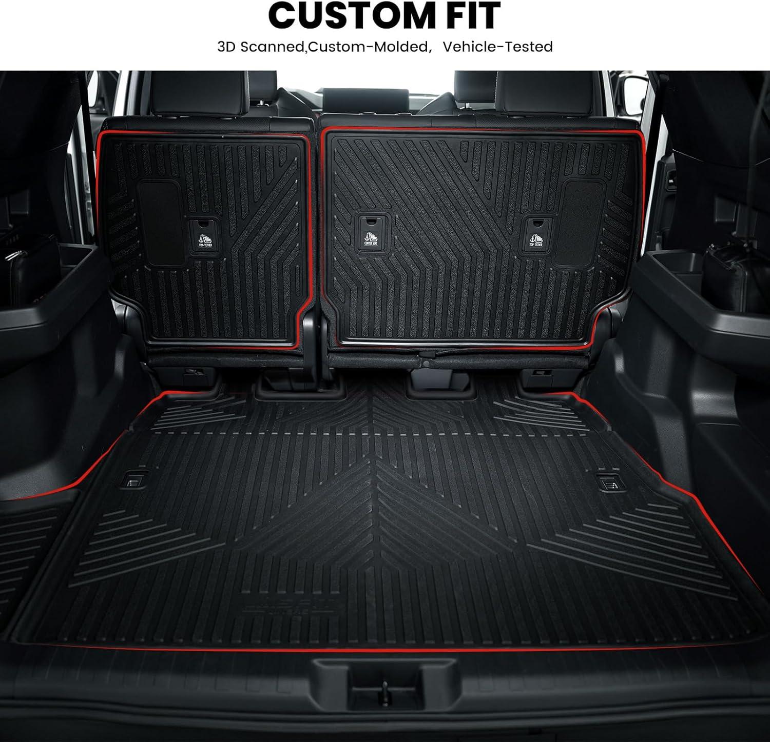 imageLASFIT Floor Mats amp Cargo Mat for Toyota Corolla 20202026for Sedan TPE All Weather Protection Rubber Car Liners Custom Fit for Corolla Accessories 1st amp 2nd Row amp Trunk Mats Black3202520264Runner Gas 5SeatsTrunkBackrest Mats