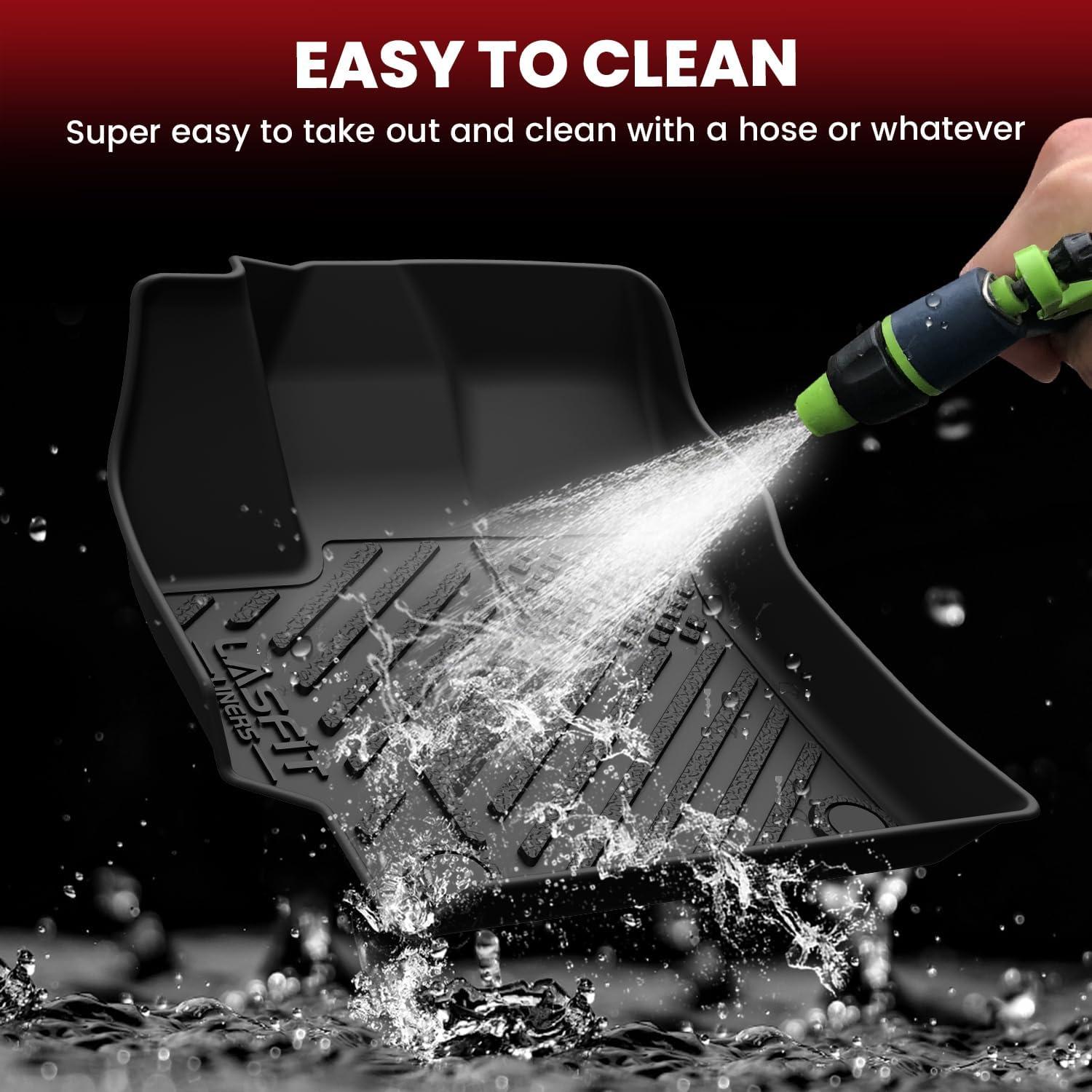 imageLASFIT Floor Mats amp Cargo Mat for Toyota Corolla 20202026for Sedan TPE All Weather Protection Rubber Car Liners Custom Fit for Corolla Accessories 1st amp 2nd Row amp Trunk Mats Black1320202026Corolla SedanFull Set Mats