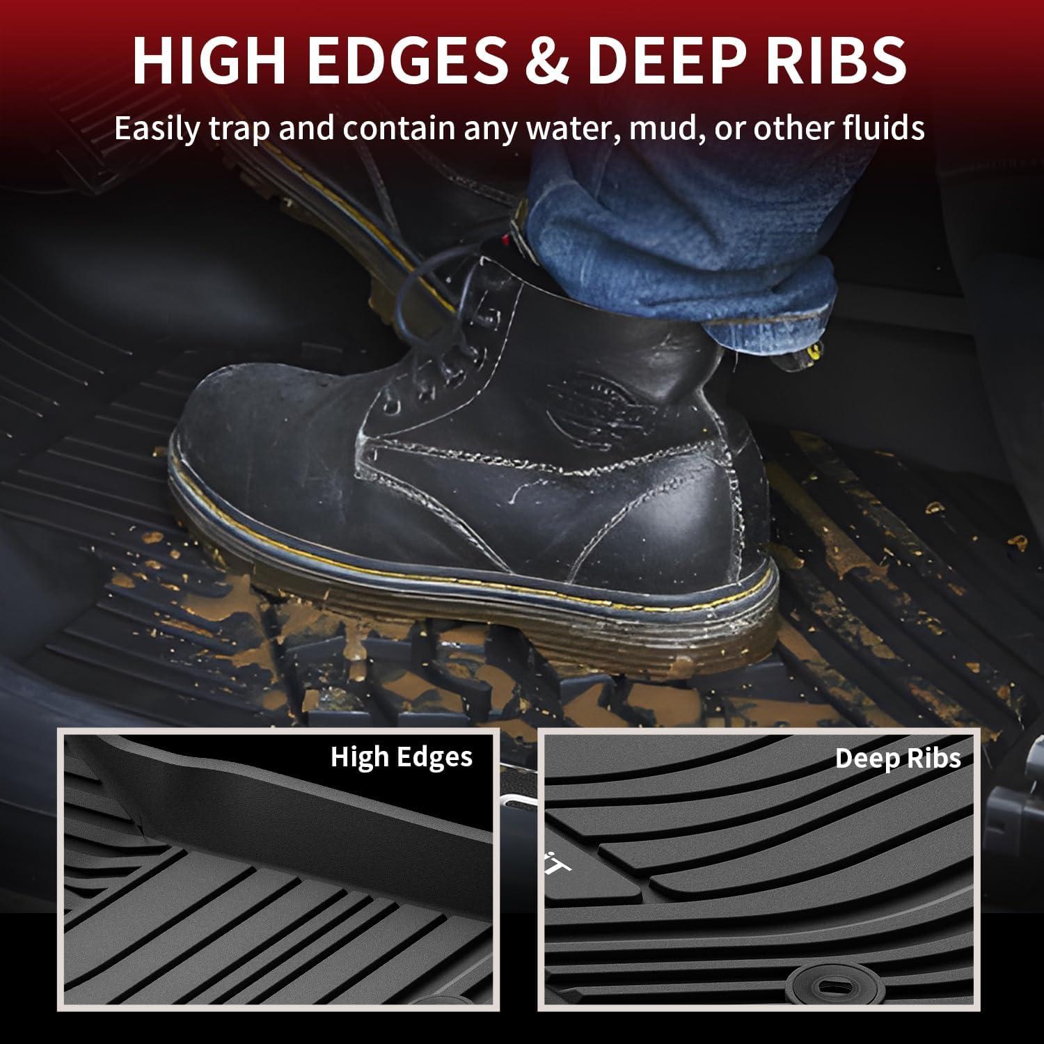 imageLASFIT Floor Mats amp Cargo Mat for Toyota Corolla 20202026for Sedan TPE All Weather Protection Rubber Car Liners Custom Fit for Corolla Accessories 1st amp 2nd Row amp Trunk Mats Black220222026Tundra CrewMaxFloor Mats