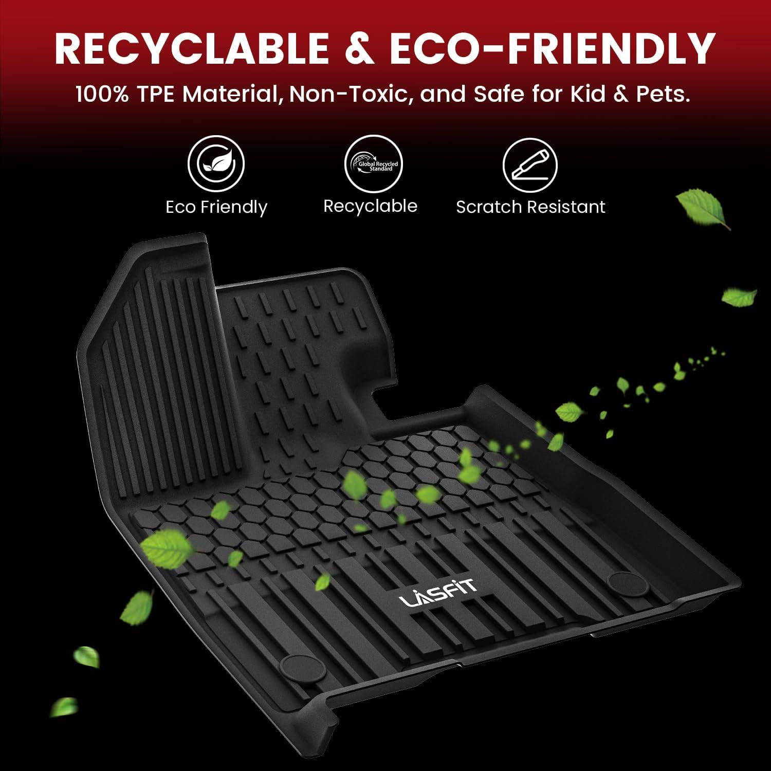 imageLASFIT Floor Mats amp Cargo Mat for Toyota Corolla 20202026for Sedan TPE All Weather Protection Rubber Car Liners Custom Fit for Corolla Accessories 1st amp 2nd Row amp Trunk Mats Black620212026Sienna 8 seatsFloor MatsTrunk Mat