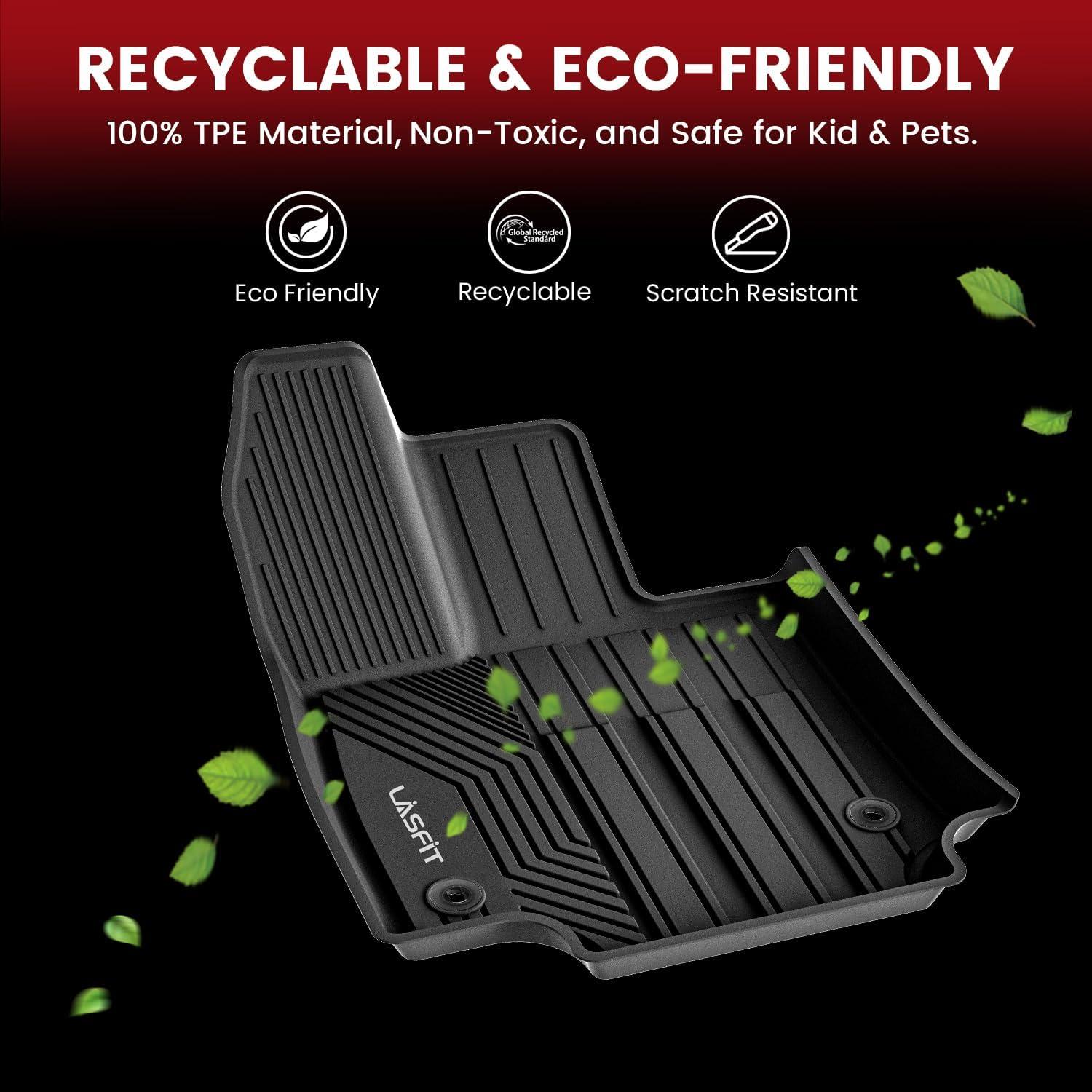 imageLASFIT Floor Mats amp Cargo Mat for Toyota Corolla 20202026for Sedan TPE All Weather Protection Rubber Car Liners Custom Fit for Corolla Accessories 1st amp 2nd Row amp Trunk Mats Black220142021Tundra CrewMaxFloor Mats