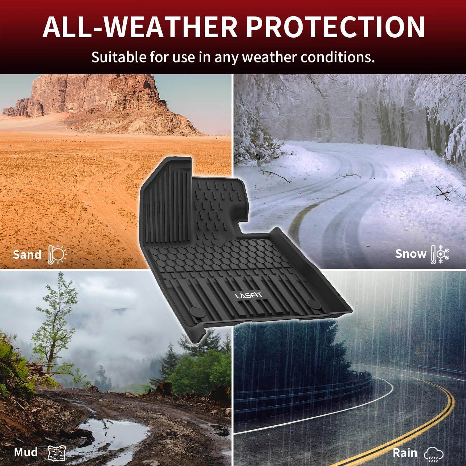 imageLASFIT Floor Mats amp Cargo Mat for Toyota Corolla 20202026for Sedan TPE All Weather Protection Rubber Car Liners Custom Fit for Corolla Accessories 1st amp 2nd Row amp Trunk Mats Black620212026Sienna 8 seatsFloor Mats