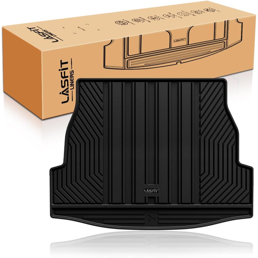 imageLASFIT Floor Mats amp Cargo Mat for Toyota Corolla 20202026for Sedan TPE All Weather Protection Rubber Car Liners Custom Fit for Corolla Accessories 1st amp 2nd Row amp Trunk Mats Black520192025Rav4Trunk Mat