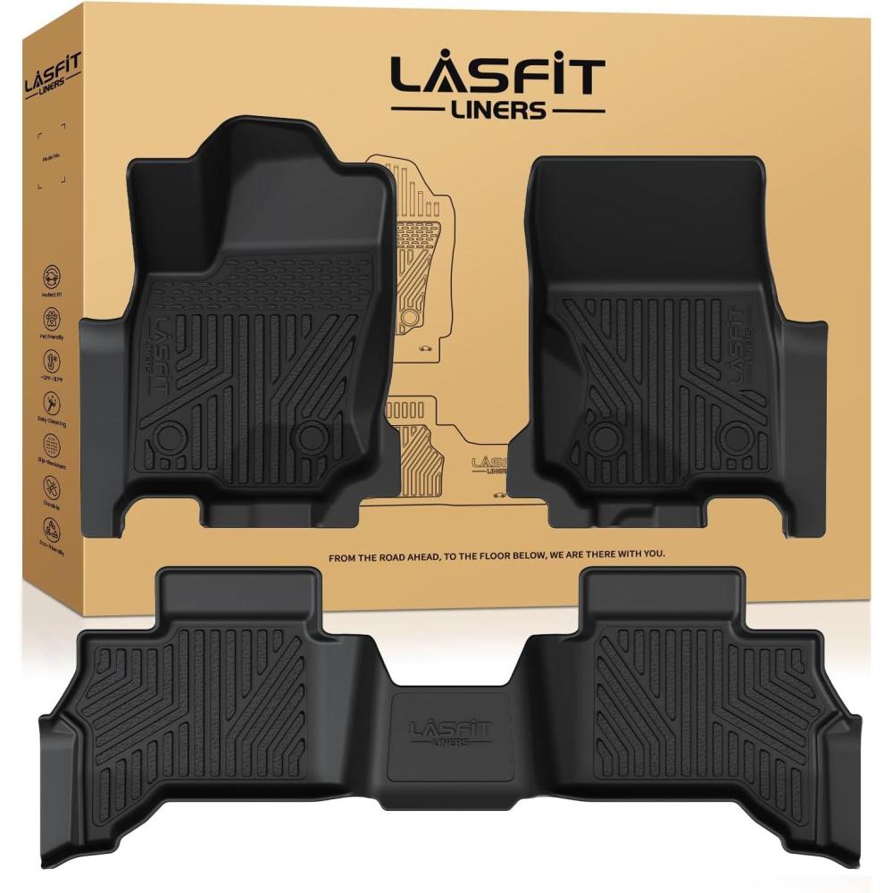 imageLASFIT Floor Mats amp Cargo Mat for Toyota Corolla 20202026for Sedan TPE All Weather Protection Rubber Car Liners Custom Fit for Corolla Accessories 1st amp 2nd Row amp Trunk Mats Black3202520264Runner Gas 5SeatsFloor Mats