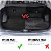 imageLASFIT Cargo Mat for Subaru Outback 20202025 All Weather TPE Custom Fit Easy Clean Durable NoCurling Trunk Mat for Outback 2025 2024 2023 2022 2021 2020 Trunk Liner Black4For Subaru Forester  20192024  Cargo Mats