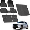 imageLASFIT Cargo Mat for Subaru Outback 20202025 All Weather TPE Custom Fit Easy Clean Durable NoCurling Trunk Mat for Outback 2025 2024 2023 2022 2021 2020 Trunk Liner Black5For Mazda CX50 Hybrid  20252026  Full Set