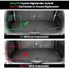 imageLASFIT Floor Mats amp Cargo Liner for Toyota Sienna 7 Seat 20132020 All Weather TPE Custom Fit Floor Liners amp Trunk Mat for Sienna 7 Seat 1st 2nd and 3rd Row and Trunk Full Set Mats Accessories20202026Highlander HybridFloorCargo Mats