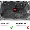 imageLASFIT Floor Mats amp Cargo Mat for Toyota Corolla Hatchback 20192026 TPE All Weather Protection Rubber Car Liners Custom Fit for Corolla Hatchback Accessories 1st amp 2nd Row amp Trunk Mats BlackBlack