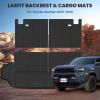 imageLASFIT Floor Mats amp Cargo Mat for Toyota Corolla Hatchback 20192026 TPE All Weather Protection Rubber Car Liners Custom Fit for Corolla Hatchback Accessories 1st amp 2nd Row amp Trunk Mats Black202520264Runner 7SeatsBackrestCargo Mat