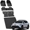imageLASFIT Floor Mats amp Cargo Mat for Toyota Corolla Hatchback 20192026 TPE All Weather Protection Rubber Car Liners Custom Fit for Corolla Hatchback Accessories 1st amp 2nd Row amp Trunk Mats Black20222026Corolla Crossfloortrunkbackrest mats